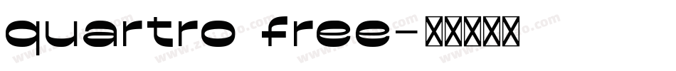 quartro free字体转换